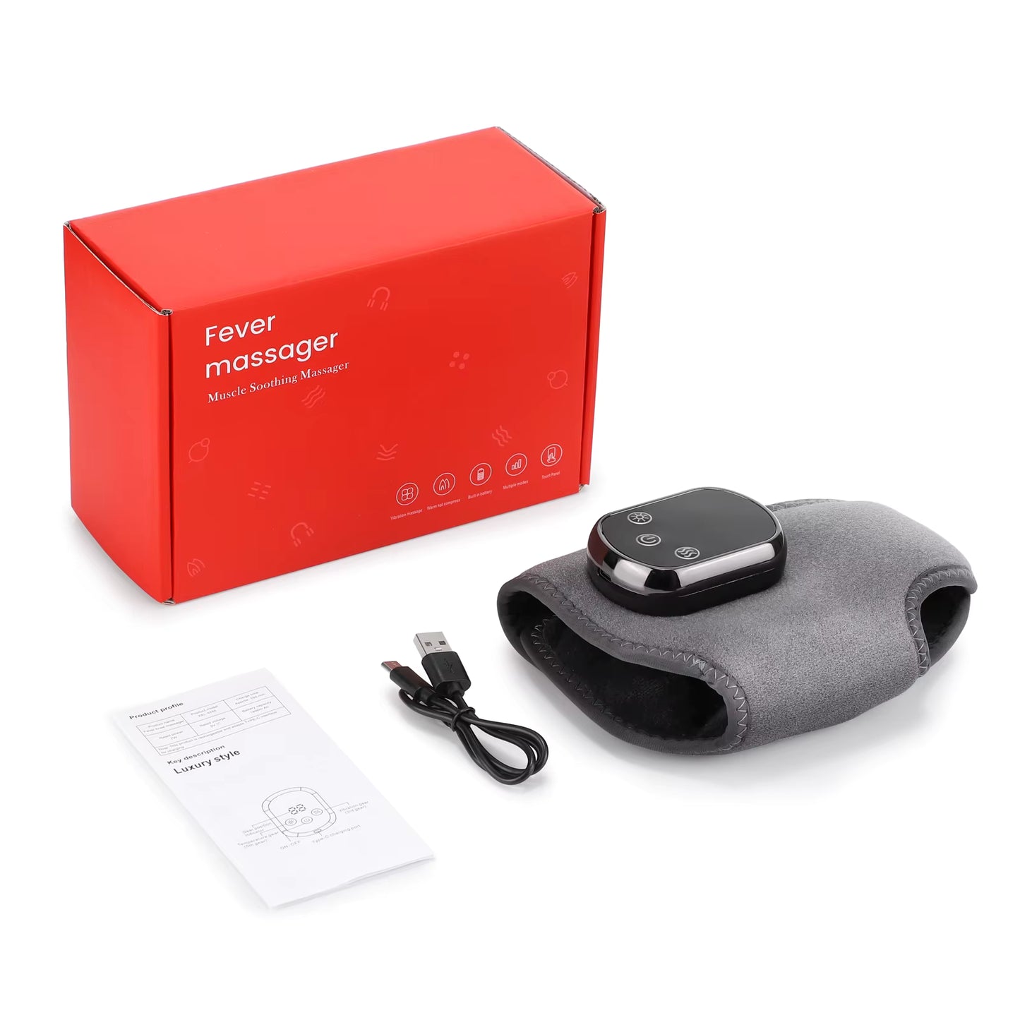 Electric Ankle Brace with Adjustable Hot Compress Vibration Massage Ankle Guard Band Carpal Tunnel Foot Protection Support Tool