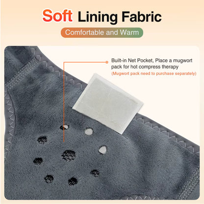 Electric Ankle Brace with Adjustable Hot Compress Vibration Massage Ankle Guard Band Carpal Tunnel Foot Protection Support Tool