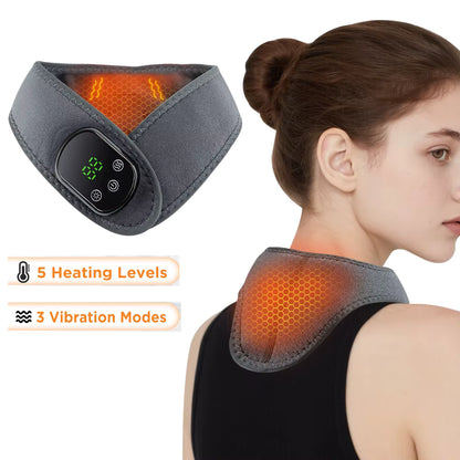 Electric Ankle Brace with Adjustable Hot Compress Vibration Massage Ankle Guard Band Carpal Tunnel Foot Protection Support Tool