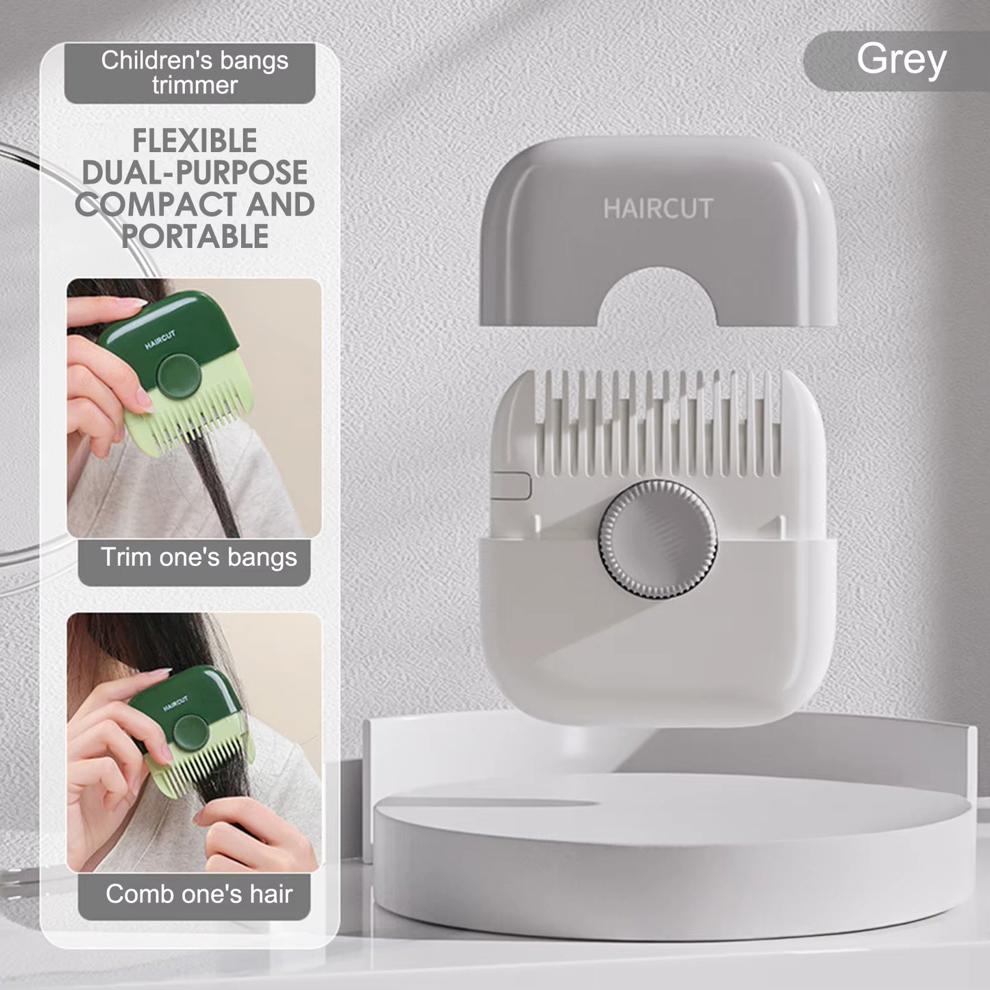 Hair Cutting Trimmer Combs 2 In 1 Double Sided Manual Bangs cutter shaving Remover Thinning Beauty Hair Cut styling Accessorie  ⬆ Page priceapplies to limited quantities or periods. Order via DSers