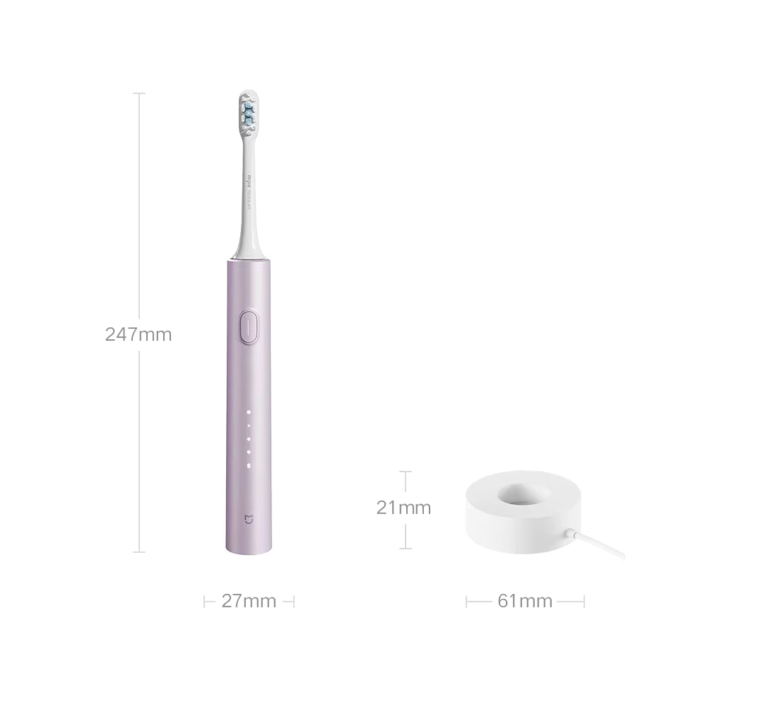 XIAOMI MIJIA Sonic Electric Toothbrush T302,USB Rechargeable,IPX8 Waterproof,Battery life 150 day,4 Modes,Toothbrushes Whitening