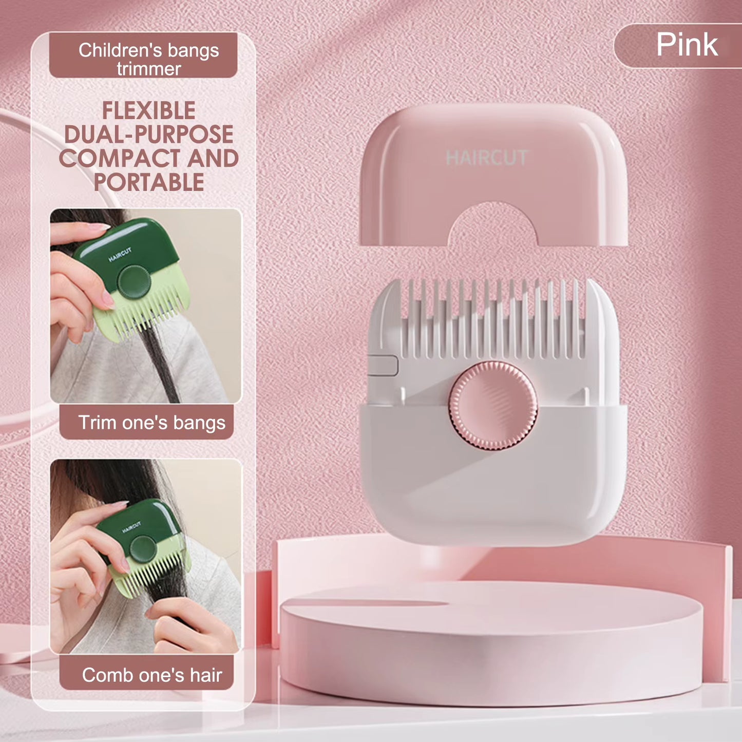 Hair Cutting Trimmer Combs 2 In 1 Double Sided Manual Bangs cutter shaving Remover Thinning Beauty Hair Cut styling Accessorie  ⬆ Page priceapplies to limited quantities or periods. Order via DSers